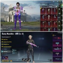 [Level 59] 🔫 9x Gun Labs! AKM Bunny Lvl 4 | Knife MAX | UZI Glacier Lvl 1 | M24 Pharaoh Lvl 1 | OP Inventory 🎭 17 Mythics ✅ TDM Shirts & Paints 🏆 P45 0